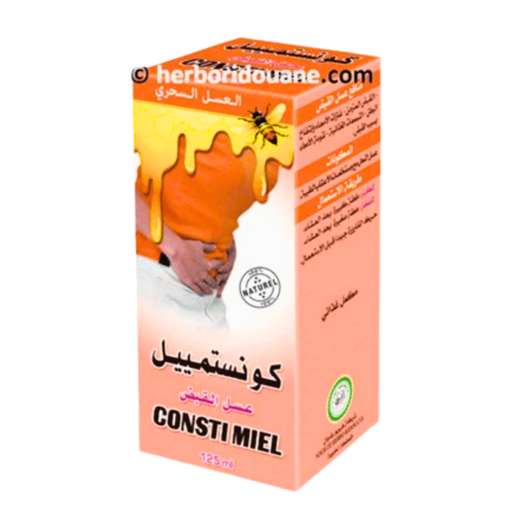 Consti Miel 125ml - Soulagement Naturel de la Constipation - Pack de 6, 12-soins-herboridouane-Rostiy