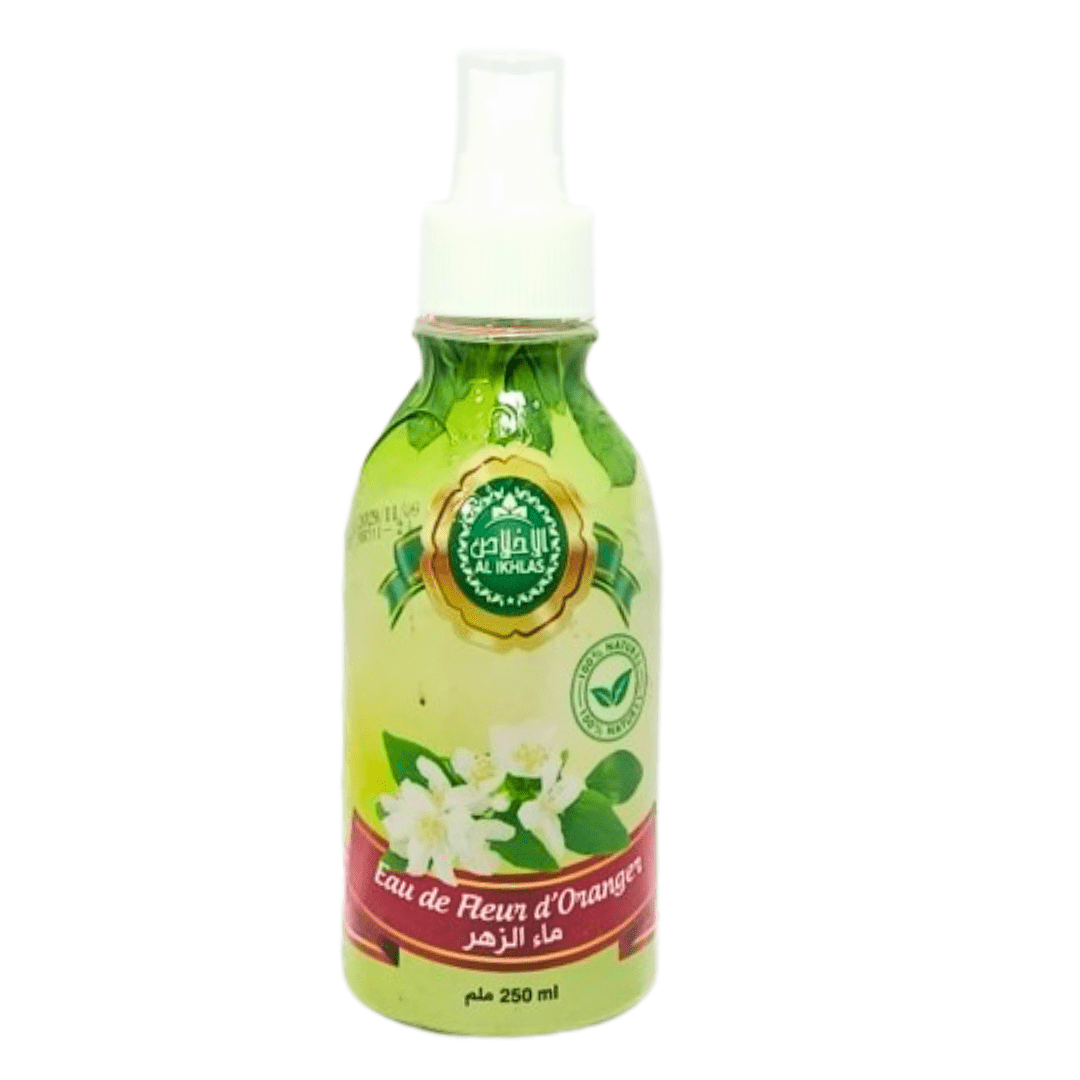 Eau de Fleur d'Oranger 250ml - Packs de 6 ou 12-Eau distillée-ikhlass-Rostiy