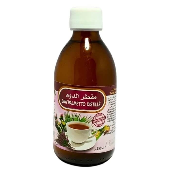Eau Distillée Saw Palmetto 250 ml – Soutien Prostate et Urinaire - Pack de 6, 12-Eau distillée-ikhlass-6 Unités-Rostiy