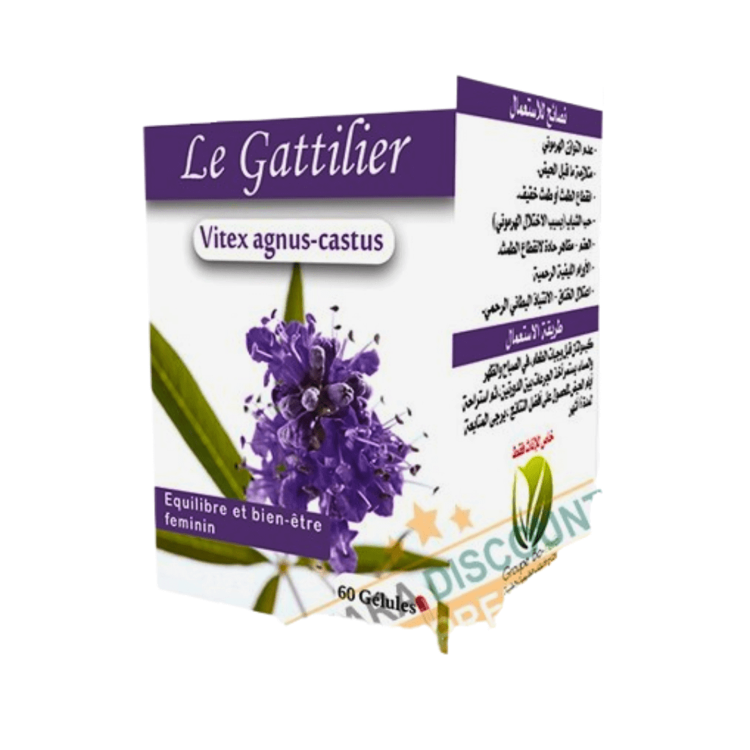 Gattilier Bio 60 Gélules – Pack 6,12 et 24-herbe-herboridouane-6 Unités-Rostiy