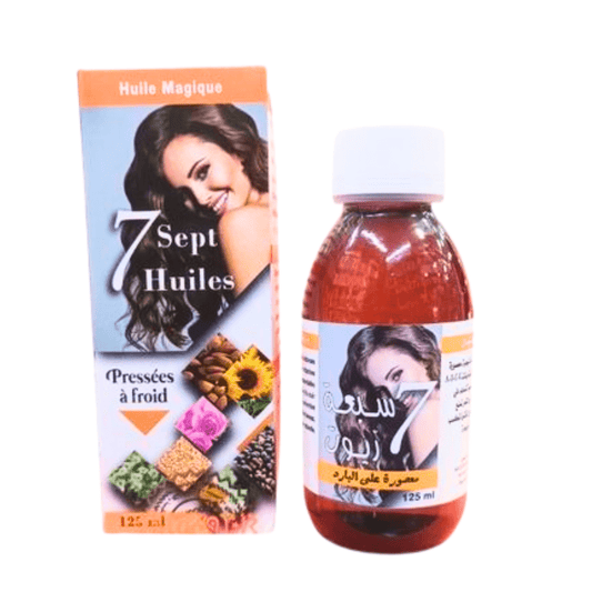 Huile 7 Huiles Naturelles Pressées à Froid 125ml-beaute-ikhlass-Pack 6-Rostiy
