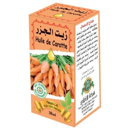 Huile de Carotte - Éclat Naturel - Packs de 6, 12 ou 24-huile-ikhlass-6 Huiles-Rostiy