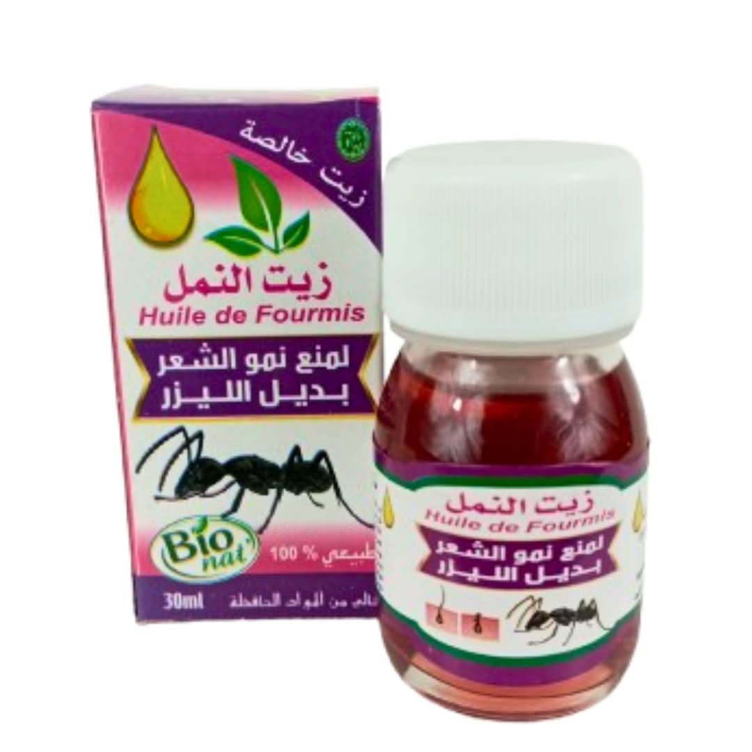 Huile de Fourmis Anti-Poils 30ml - Retarde la Repousse