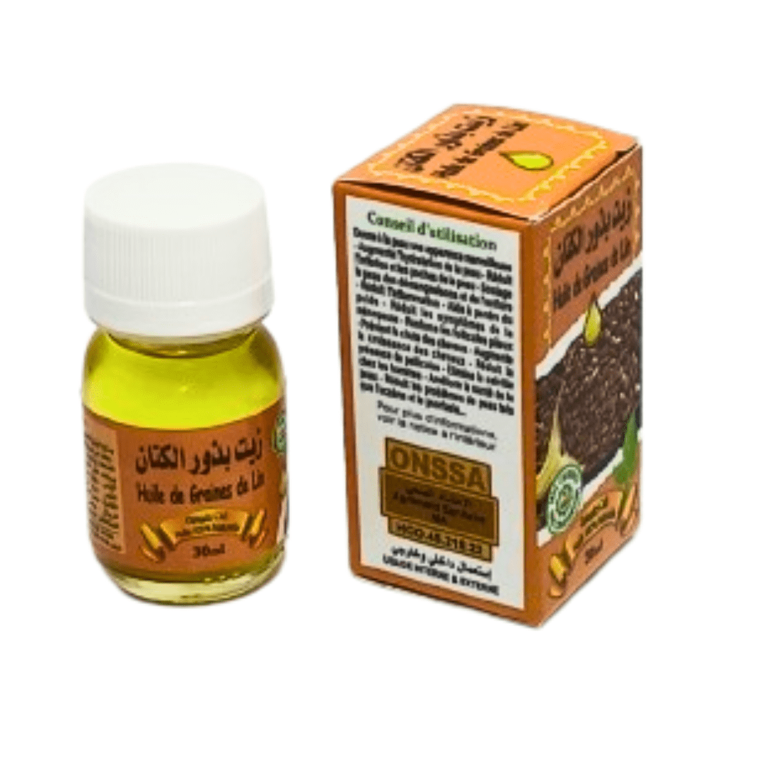 Huile de Graines de Lin 30 ml - Packs de 6, 12 ou 24-huile-herboridouane-Rostiy