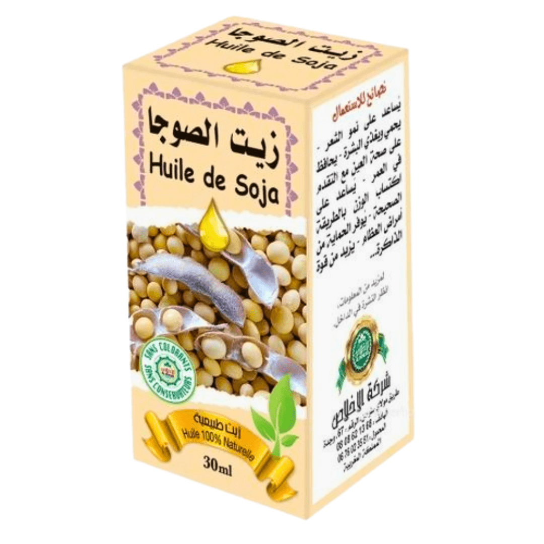 Huile de Soja 30ml - Disponibles en packs de 6, 12 et 24-huile-ikhlass-Pack 6-Rostiy