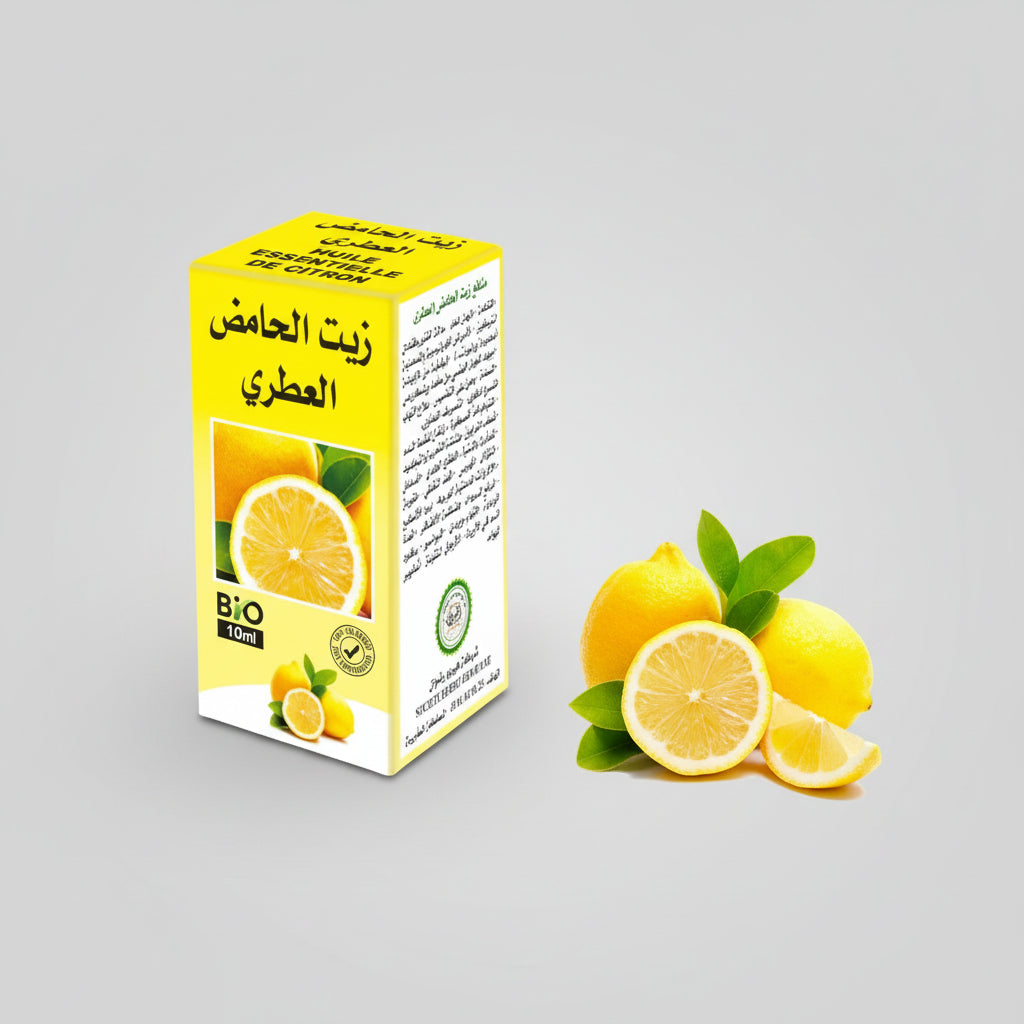 Huile Essentielle de Citron 100% Pure - 10ml | Bienfaits, Utilisation & Qualité Premium - nilabeautys.com