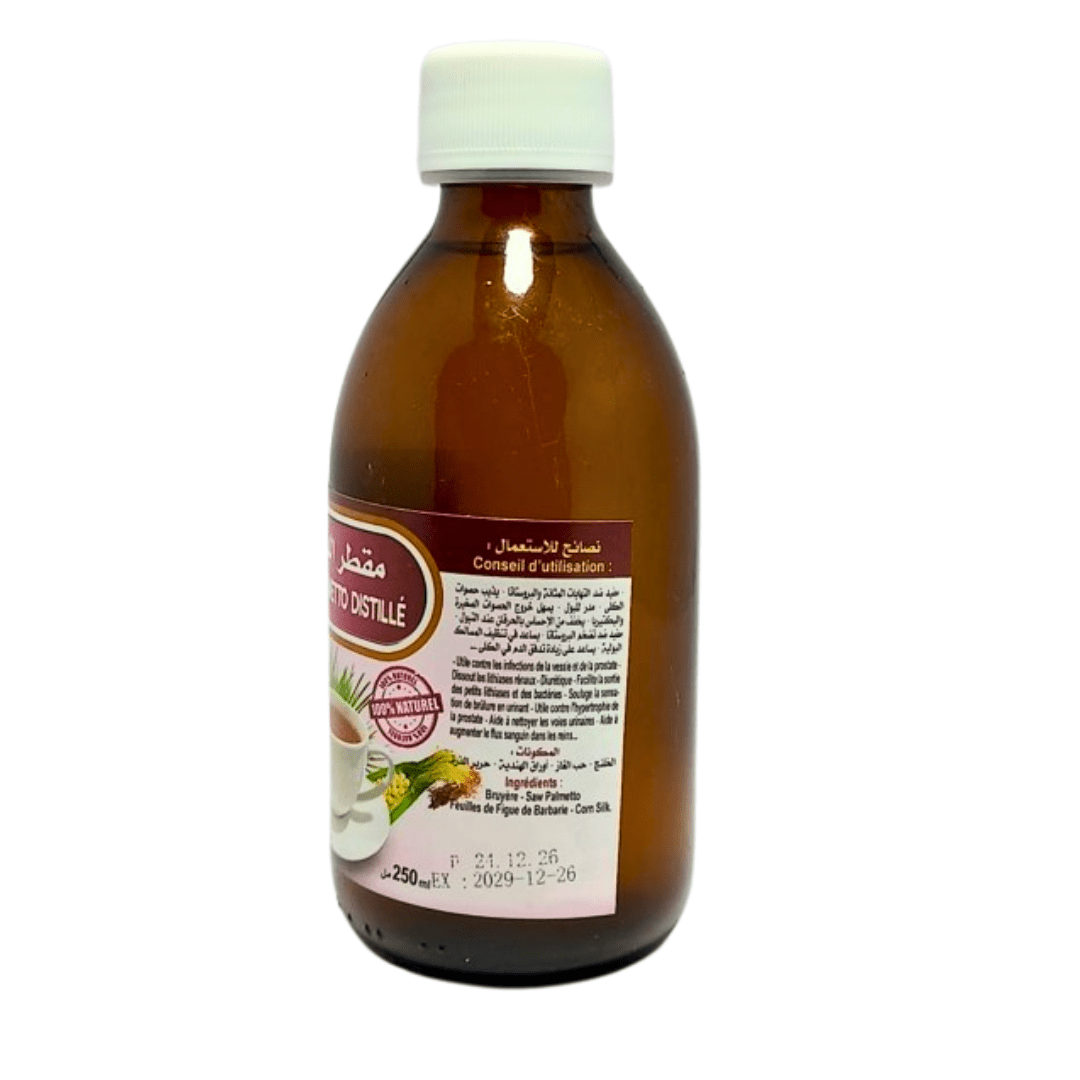 Hydrolat de Saw Palmetto 250ml - Packs de 6 ou 12-Eau distillée-ikhlass-Rostiy