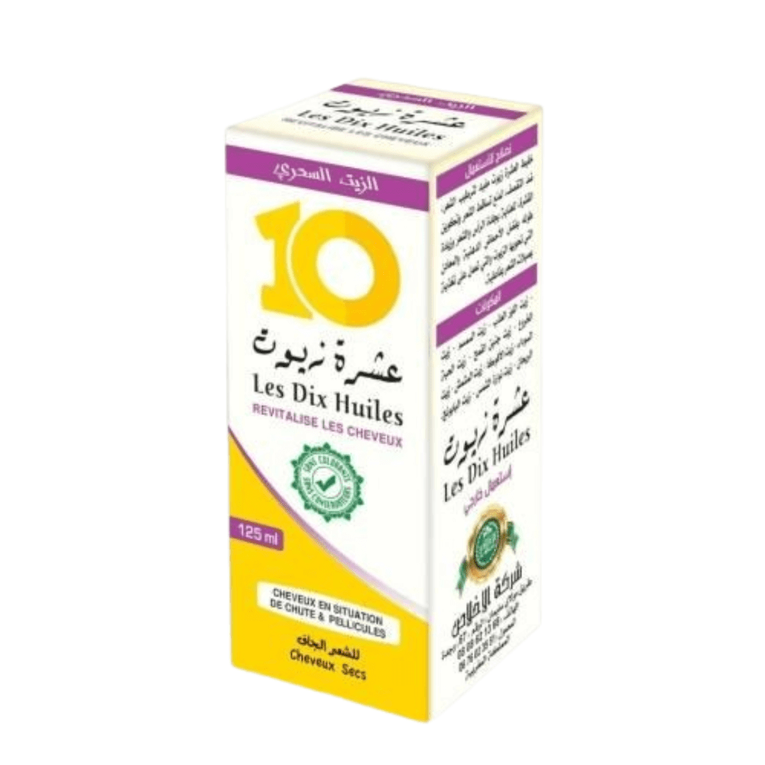 Huile Magique - Dix Huiles pour Cheveux Secs 125ml-beaute-ikhlass-Rostiy