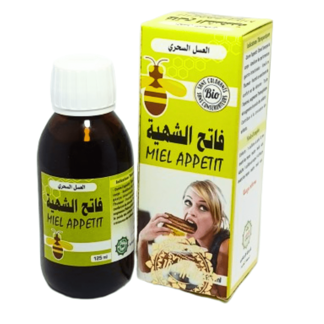 Miel Appétit Naturel Maroc 125ml – Stimulation Saine de l’Appétit - nilabeautys.com