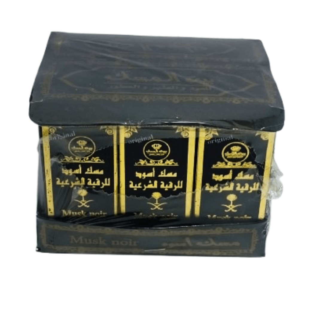 Parfum Musk Aswad Rokya Charia 6 ml - Pack de 6, 12 ou 24-parfums-rostiy-Rostiy