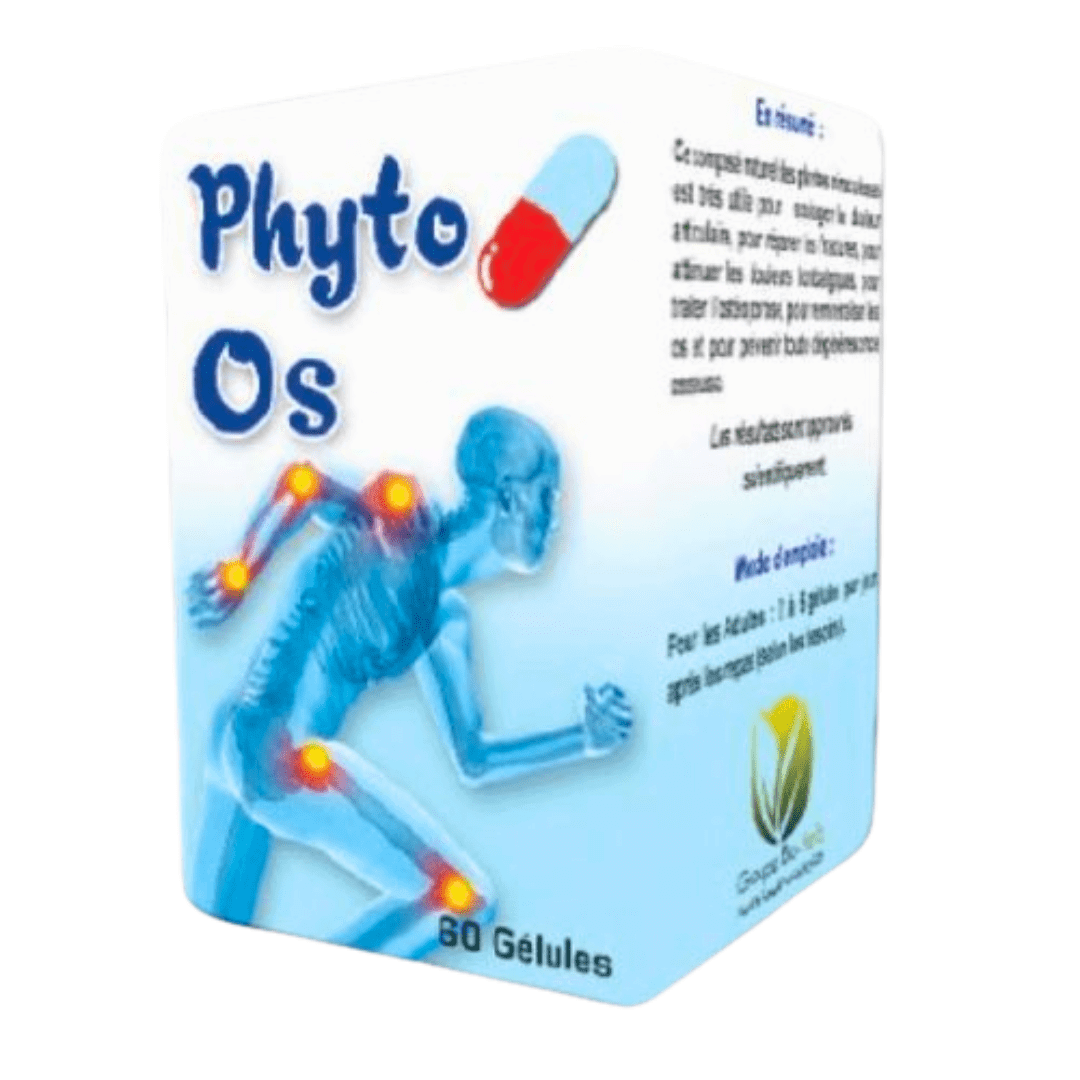Phyto Os - 60 Gélules pour la Santé des Os et Articulations-herbe-herboridouane-6 Unités-Rostiy