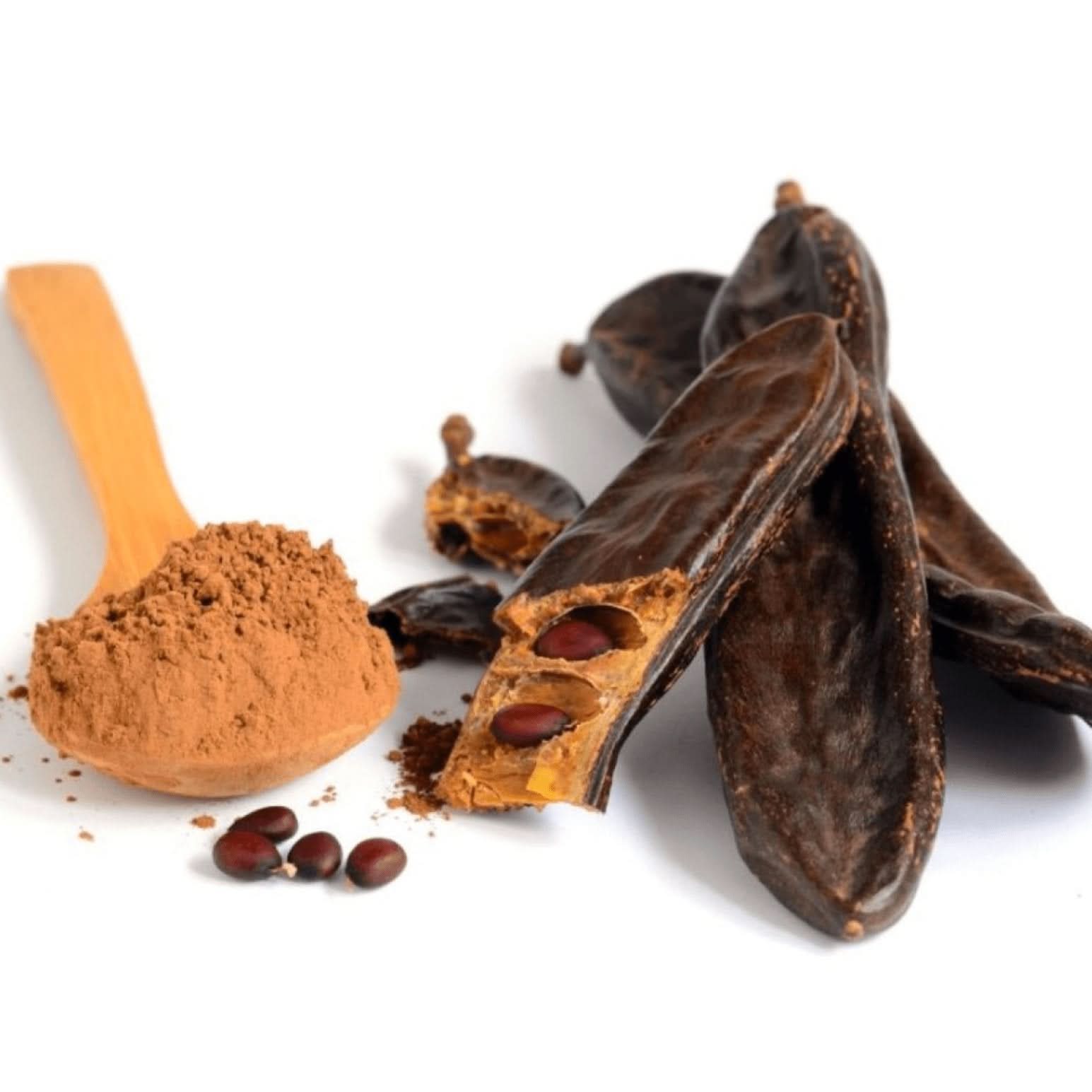 Poudre de Caroube 50g 100g 200g Bio - Poudre de Kharoub - El kharoub du Maroc - nilabeautys.com