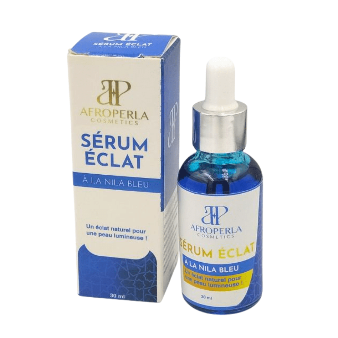 Sérum Éclat Nila Bleu 30ml – Hydratant & Éclaircissant - nilabeautys.com