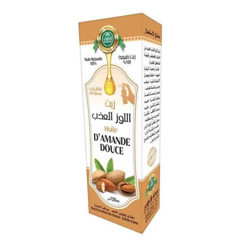 Spray Huile d'Amande Douce 120ml - Nourrit et Apaise - Pack de 6, 12-huile-ikhlass-pack de 6-Rostiy