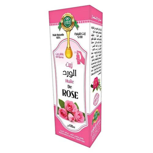 Spray Huile de Rose 120ml - Hydratation et Éclat Naturel - Pack de 6, 12-huile-ikhlass-Rostiy