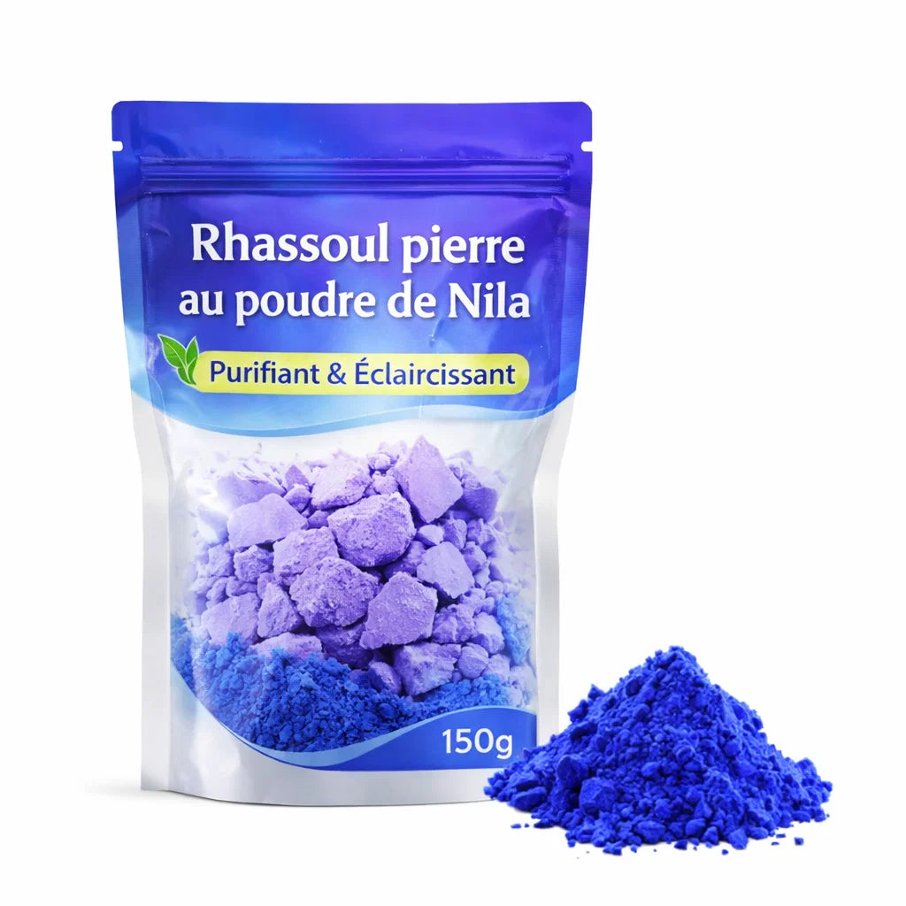 Ghassoul con Nila 150g – Purificante & Aclarante | PACK 6 | 12 | 24