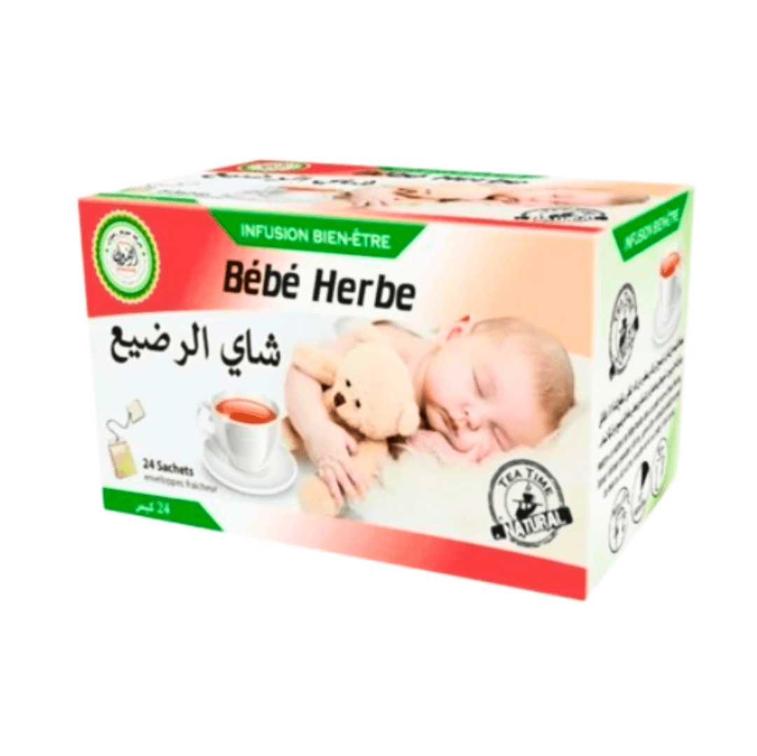 THÉ BÉBÉ HERBE | 24 SACHETS - INFUSION DOUCE POUR LES TOUT-PETITS - PACK DE 6, 12-herbe-rostiy-pack 6-Rostiy