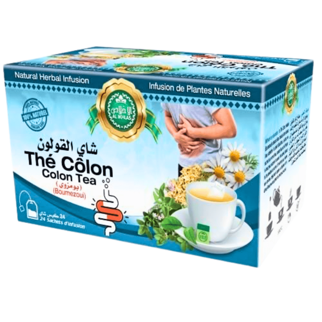 Thé Boumezoui – Soulagement du côlon-soins-ikhlass-Rostiy